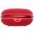 Piros JBL Clip 4 hordozható Bluetooth hangszóró alulnézete USB-C porttal