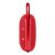 Side view of JBL Clip 4 red portable speaker