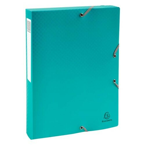 Exacompta Forever Young A4 Gumis mappa, türkiz