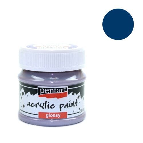 Kreatív akrilfesték Pentart fényes 50 ml kék 122958169