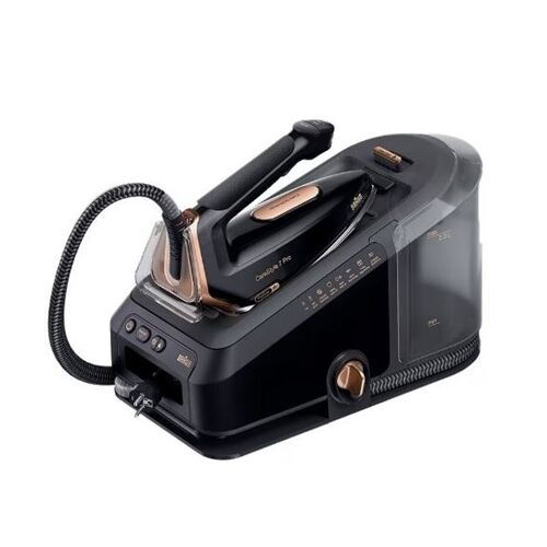 Statie de călcat cu abur Braun CareStyle IS7286BK, negru și auriu