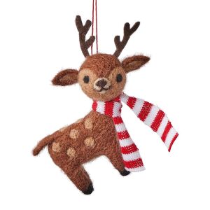 HANG ON filc karácsonyfadísz, szarvas sálban 112571802 - Hang On