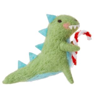 HANG ON filc karácsonyfadísz, dinoszaurusz cukorpálcikával 112571824 - Hang On