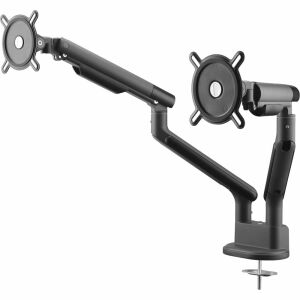 Szögletes nézet a One For All DM7210 dupla monitor tartóról - One For All