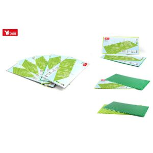 WANGE 902 DUPLO Kompatibilis Sötétzöld Alaplap Kollázs - Műanyag építőjáték