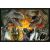 Jurassic World T-Rex és Velociraptor puzzle kép