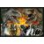 Jurassic World T-Rex és Velociraptor puzzle kép