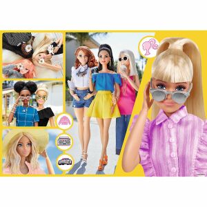 Trefl Barbie Glitzerpuzzle Bild mit Barbie und Freunden - Puzzle & Rätsel