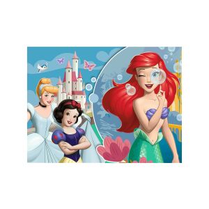 Puzzle Trefl Disney Princess finalizat cu Ariel, Cenușăreasa și Albă ca Zăpada - Trefl Puzzle