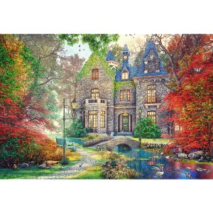 Vizualizare detaliată a puzzle-ului Trefl Oszi Kastely de 1500 de piese - Trefl Puzzle