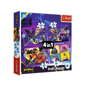 DC Comics: Batwheels 4 az 1-ben puzzle - Trefl