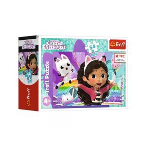 Trefl Gabby's Dollhouse Мини пъзел от 54 части кутия - Trefl Пъзел