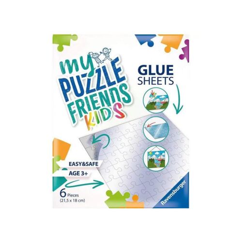 Ravensburger My Puzzle Friends Kids Ljepljivi listovi - 6 komada Ljepilo za slagalice
