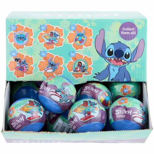 Puzzle golyóban 6 féle - Stitch 164468639 - Canenco