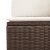 vidaXL 10 részes barna polyrattan kerti ülőgarnitúra párnákkal 112591186