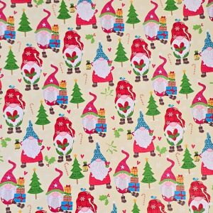 Mattes Papier zum Verpacken von Geschenken, Weihnachtsmann mit Herz, der warme Geist der Feiertage, 200x70 cm