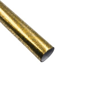 Metallisiertes Papier zum Verpacken von Geschenken, goldene königliche Dekoration, 150 x 70 cm