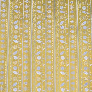 Метална хартия за опаковане на подаръци, танц на златни топки, 150х70 см 112594478 - Изкуства и хобита