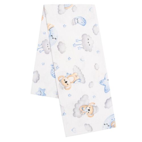 New Baby Koala kék mintás flanel pelenka - Textil pelenka