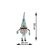 A Flippy Elf karácsonyi gnóm méretei - 55 cm magas, 25 cm széles
