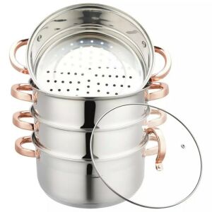 DAMPFTOPF KLAUSBERG 5-TLG. 24CM KB-7736 ROSÉGOLD 112601777 - Klausberg