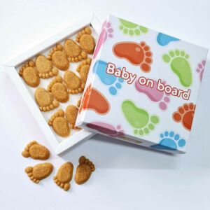 Cukrobello Baby on board dobozban baba tappancs formájú formacukor 112615133 - Potraviny & Nápoje