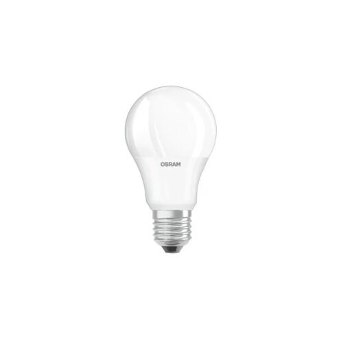 Bec LED Osram 9W E27 pe fundal alb