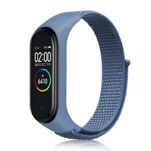 Beline Nylon Loop kék szíj Xiaomi Mi Band 7/6/5/4/3-hoz - Okosóra szíj