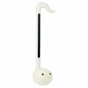 Szögletes nézet a fehér Otamatone Deluxe szintetizátorról - Hangszer