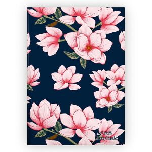 Határidőnapló LIZZY CARD Sweet Blossoms B/6 heti keménytáblás 2025. 112627751 - Irodai kiegészítő