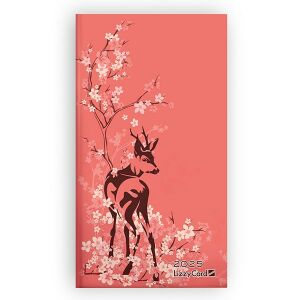 Zsebnaptár LIZZY CARD Deer fekvő keménytáblás 2025. 112627754 - Irodai kiegészítő