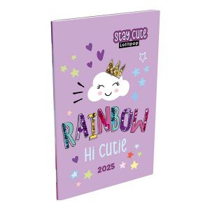 Zsebnaptár LIZZY CARD Lollipop Stay Cute  A/6 heti papírborítós 2025. 112627769 - Naptár