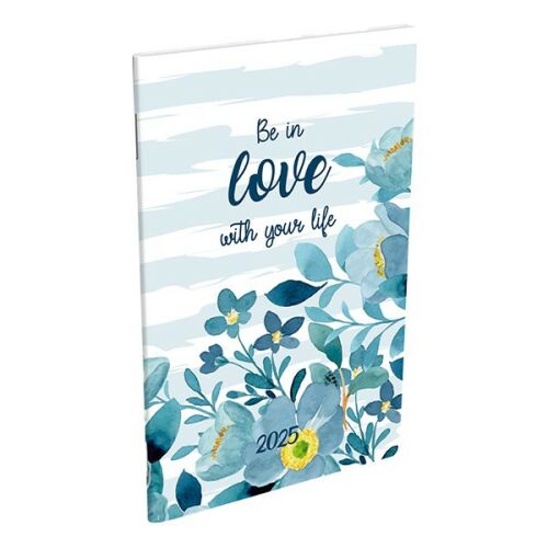 Zsebnaptár LIZZY CARD Be in Love A/6 heti papírborítós 2025. 112627774