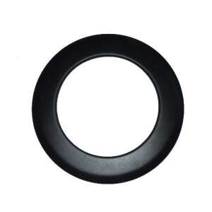 Black pipe escutcheon, 200mm diameter - Pipe escutcheon