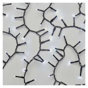 LED Christmas lights, 600 lights, 12 meters, cold white, timer, Emos - Christmas
