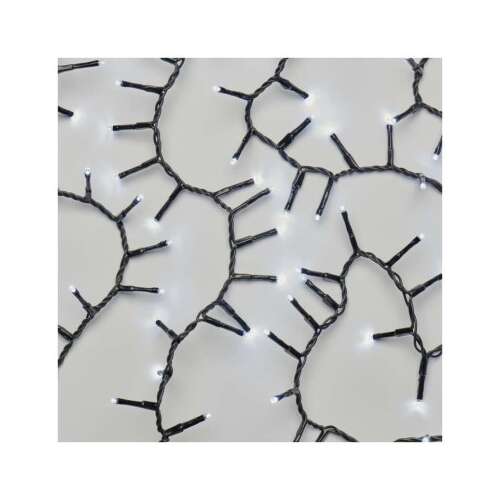 LED Christmas lights, 600 lights, 12 meters, cold white, timer, Emos