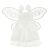 Angyal jelmez ruha szárnyakkal, fehér