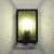 Eglo 94831 Alamonte 1 lampă de perete pentru exterior, negru-transparent, 1x soclu E27 49287381}