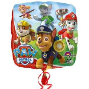 Фолиен балон Paw Patrol, 43 cm, с героите Chase, Skye, Marshall, Rubble и Rocky - Реквизит за партита