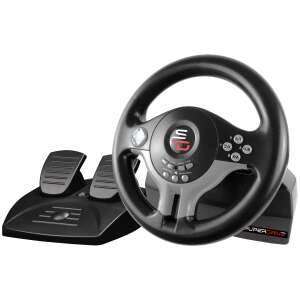 SUBSONIC Superdrive SV 200 Racing Wheel with Pedals for PS3, PS4, Xbox One, PC, and Nintendo Switch - Gaming