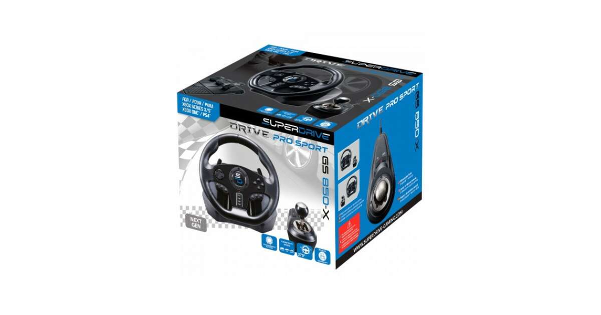 SUBSONIC Superdrive Multi (Xbox Series X/S PS4 Xbox One ) - Sports Racing  Steering Wheel Pro GS 850X