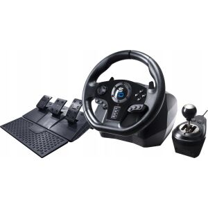Subsonic GS 850X Superdrive Pro racing wheel for Xbox Series X/S, PS4, and Xbox One with pedals and gear shifter - Gaming Steering Wheel