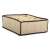 Beige drawer organizer with 12 compartments, 30cm x 25cm x 10cm