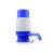 Water dispenser pump for 5 liter bottles, blue and white, manual pump