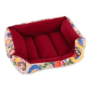 Bagoly Mintás Kutyaágy - Kényelmes Fekhely - 54x45x15cm