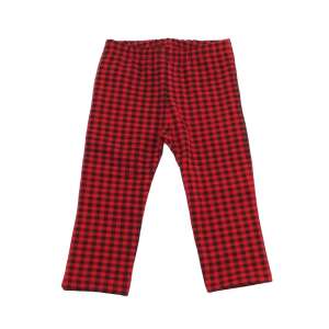 IDEXE kislány kockás piros nadrág - 80 39886830 Gyerek nadrágok, leggingsek - Kockás