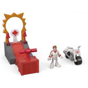 Toy Story 4 Imaginext Duke Caboom kaszkadőr szett kibontva - Fisher Price