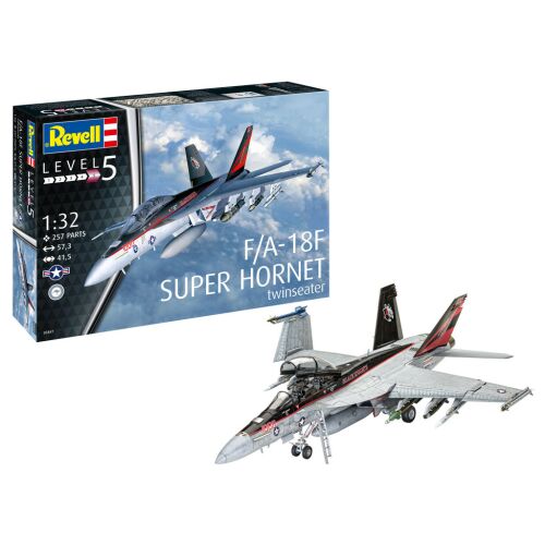 Revell F/A-18F Super Hornet 1:32 méretarányú makett repülőgép készlet