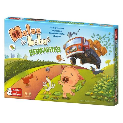 Malac és Liba - Betakarítás társasjáték a Keller & Mayer-től. Szórakoztató családi játék 4-8 éves gyerekeknek. - Társasjáték