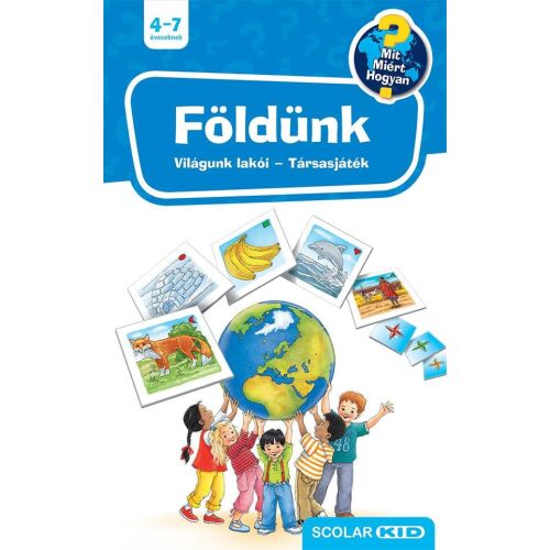 Földünk Világunk lakói társasjáték gyerekeknek 4-7 éves korig - Társasjáték